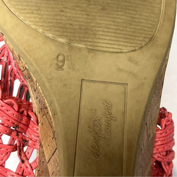 Dexflex Comfort Women's Sandals Size 9 Cork Tan/Pink - Picture 6 of 8